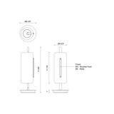 Kuzco Hilo 18-in Table Lamp