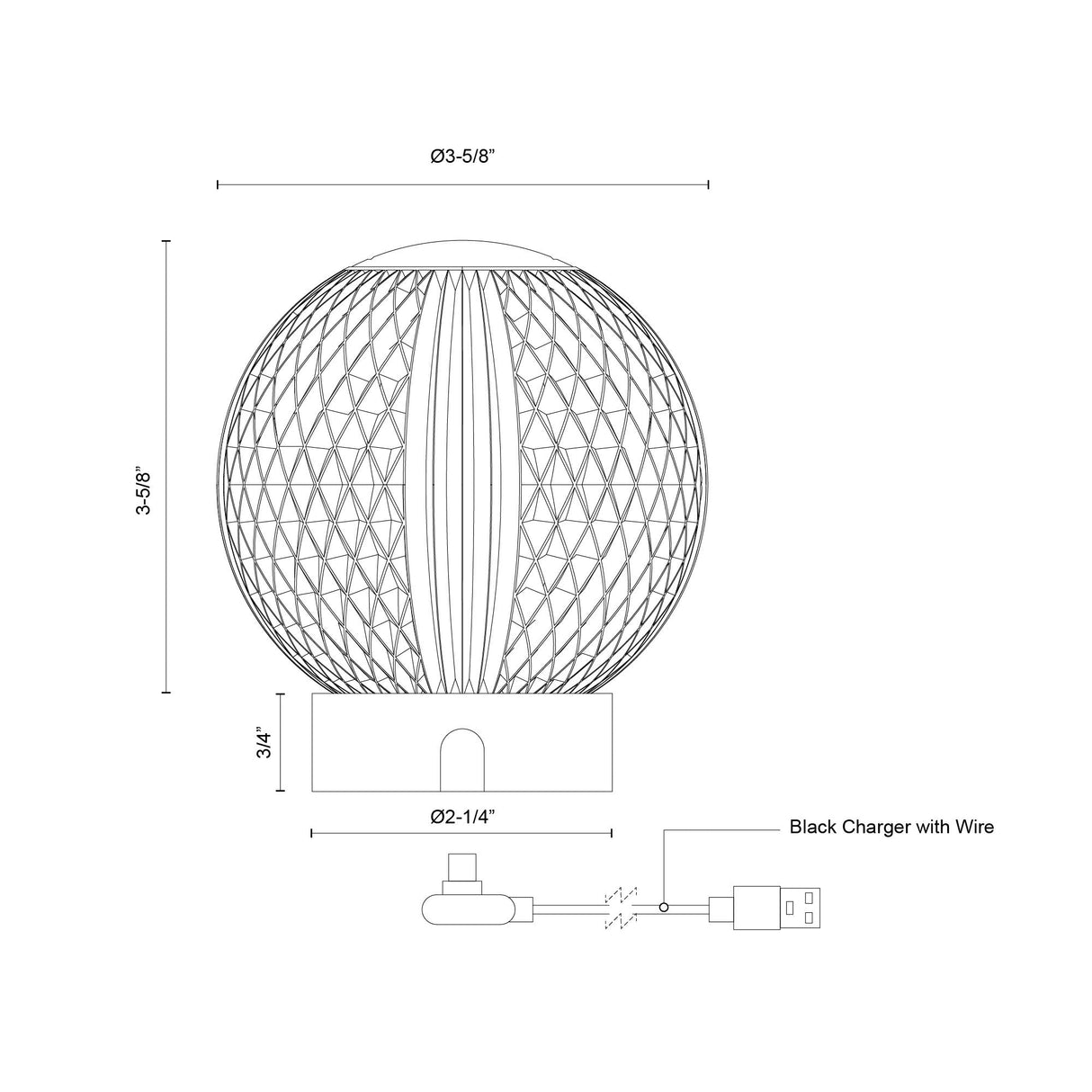 Alora Marni 3-in Table Lamp