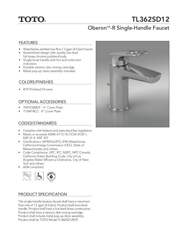 Oberon®R Single-Handle Faucet