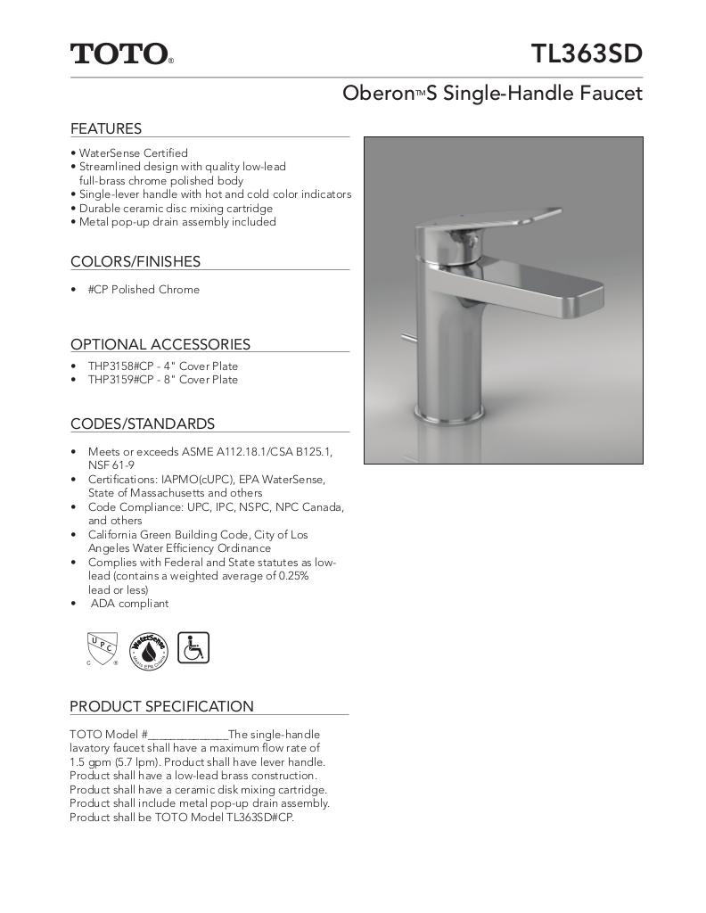 Oberon®S Single-Handle Faucet