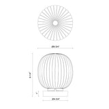 Alora Mood Cherise 7-in Table Lamp