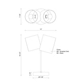 Kuzco Keiko 14-in Table Lamp