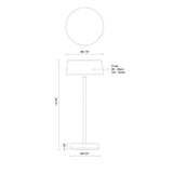 Kuzco Tindra 14-in Table Lamp
