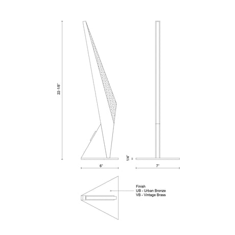 Kuzco Tachi 22-in Table Lamp