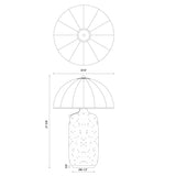 Alora Mood Crosby 18-in Table Lamp