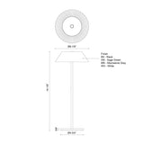 Kuzco Pela 14-in Table Lamp