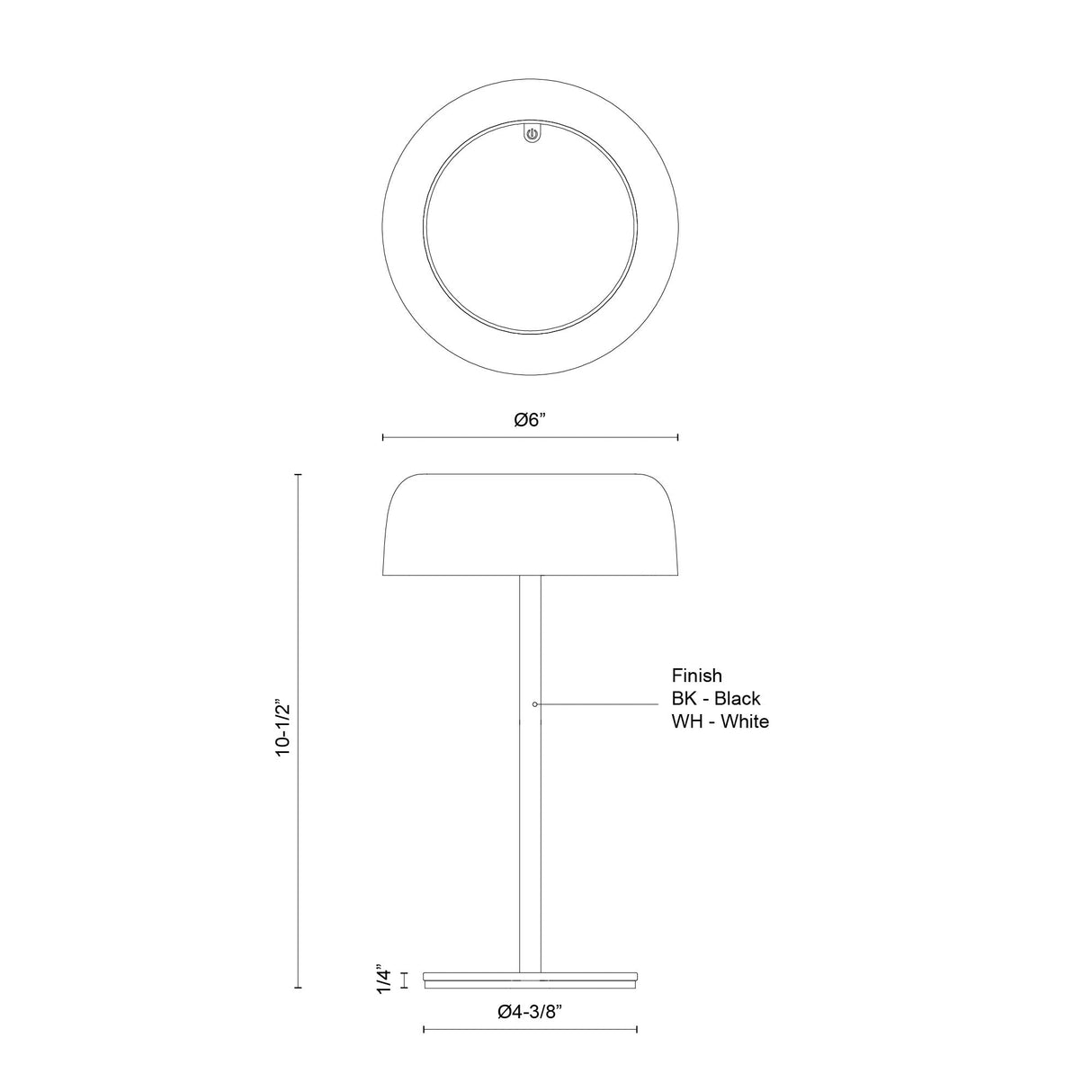 Kuzco Brilla 11-in Table Lamp