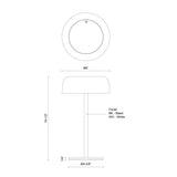 Kuzco Brilla 11-in Table Lamp