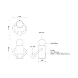 Kuzco Septum 8-in Table Lamp