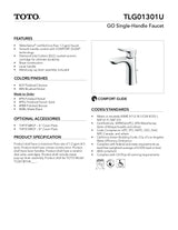 GO Single-Handle Faucet - 1.2 GPM
