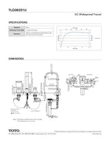 GC Wide Spread Faucet - 1.2 GPM