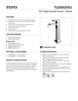 GC Single-Handle Faucet - 1.2 GPM - Vessel