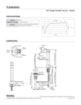 GC Single-Handle Faucet - 1.2 GPM - Vessel
