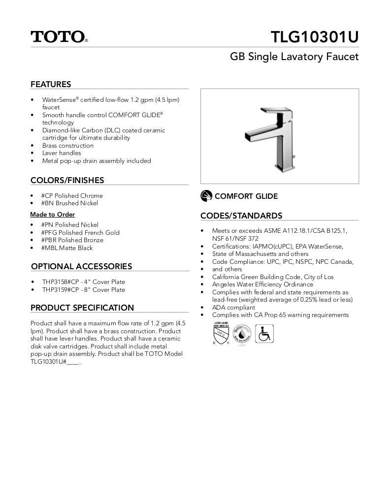 GB Single-Handle Faucet - 1.2 GPM