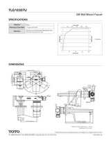 GB Wall-Mount Faucet - Short - 1.2 GPM