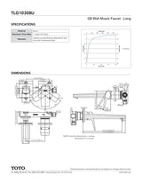 GB Wall-Mount Faucet - Long - 1.2 GPM