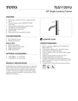 GF Single-Handle Faucet - 1.2 GPM