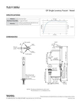 GF Single-Handle Faucet - 1.2 GPM - Vessel