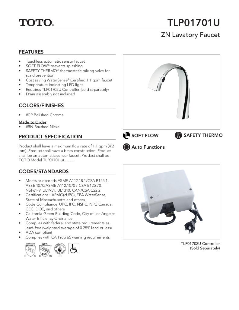 ZN Automatic Lavatory Faucet