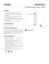 ZL Single-Handle Faucet - Vessel - 1.2 GPM