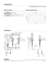 ZL Single-Handle Faucet - Vessel - 1.2 GPM
