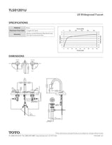 LB Widespread Faucet - 1.2 GPM