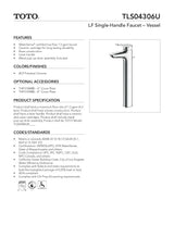 LF Single-Handle Faucet - Vessel - 1.2 GPM