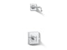 Pinstripe® Pure Rite-Temp® shower trim kit with cross handle, without showerhead