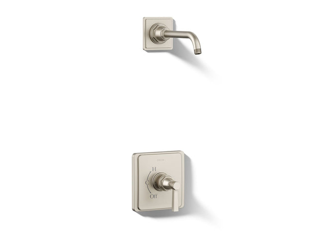 Pinstripe® Pure Rite-Temp® shower trim kit with lever handle, without showerhead