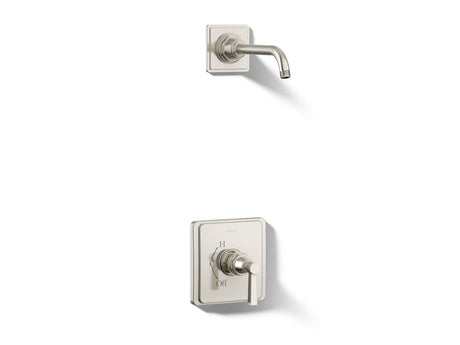 Pinstripe® Pure Rite-Temp® shower trim kit with lever handle, without showerhead