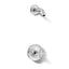 Purist® Rite-Temp® shower trim kit with cross handle, without showerhead