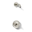 Purist® Rite-Temp® shower trim kit with cross handle, without showerhead