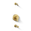 Elate® Rite-Temp® bath and shower trim kit with push-button diverter, without showerhead