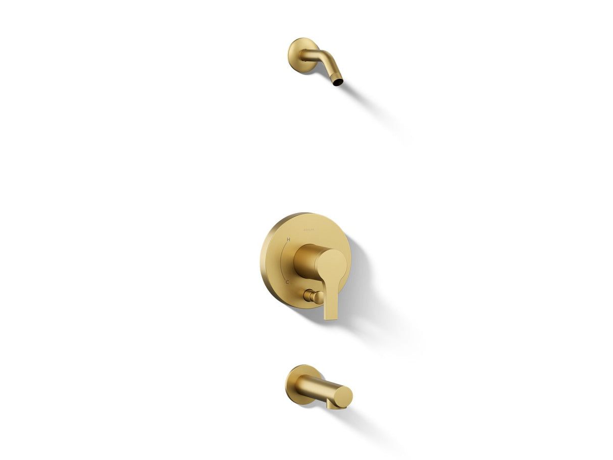 Elate® Rite-Temp® bath and shower trim kit with push-button diverter, without showerhead