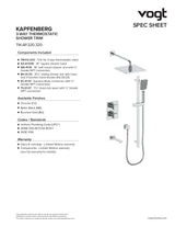 KAPFENBERG TRIM FOR 3-WAY TH SHOWER KIT