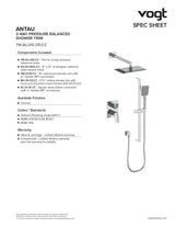 ANTAU TRIM FOR 2-WAY PB SHOWER KIT