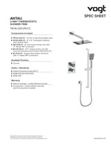 ANTAU TRIM FOR 3-WAY TH SHOWER KIT