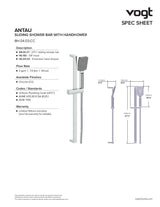 ANTAU TRIM FOR 3-WAY TH SHOWER KIT