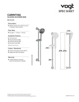 CARINTHIA TRIM FOR 2-WAY TH SHOWER KIT