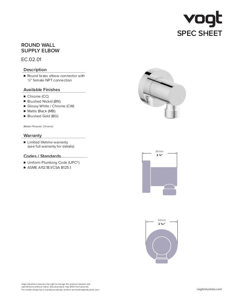DRAVA TRIM FOR 2-WAY TH SHOWER KIT