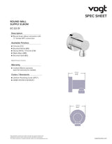 DRAVA TRIM FOR 2-WAY TH SHOWER KIT