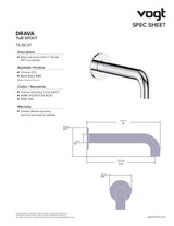 DRAVA TRIM FOR 3-WAY TH SHOWER KIT