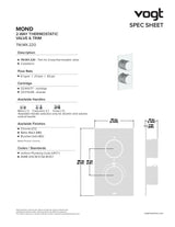 MOND TRIM FOR 2-WAY TH SHOWER KIT