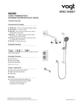 MOND TRIM FOR 3-WAY TH SHOWER KIT