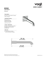 MOND TRIM FOR 3-WAY TH SHOWER KIT