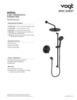 WORGL TRIM FOR 2-WAY TH SHOWER KIT