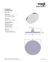 WORGL TRIM FOR 2-WAY TH SHOWER KIT