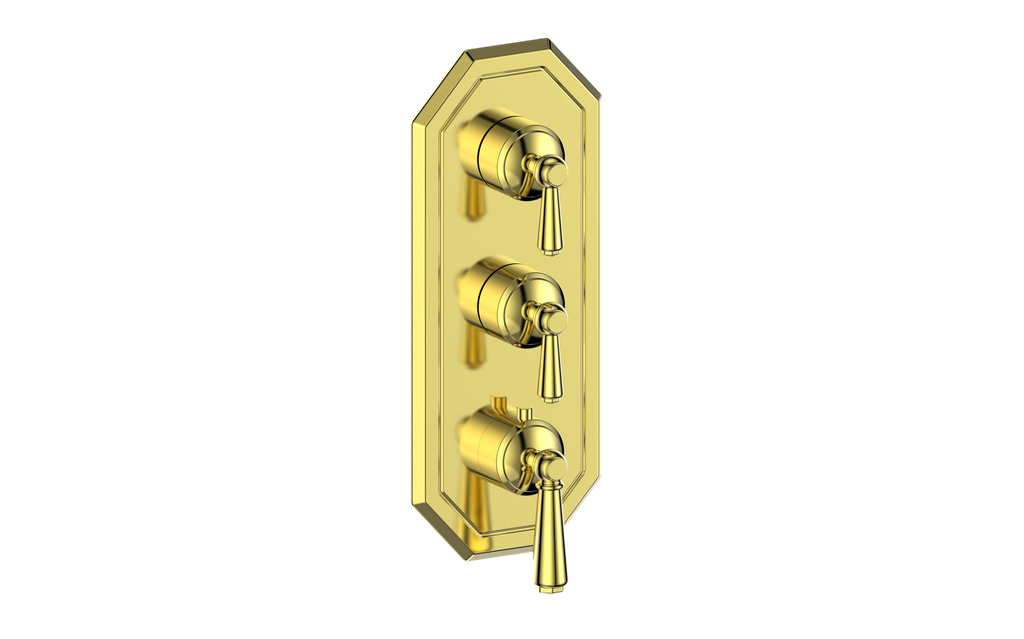 CARINTHIA TRIM FOR 3/4" HIGH-FLOW TH VALVE WITH 2 VOLUME CONTROLS