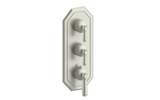 CARINTHIA TRIM FOR 3/4" HIGH-FLOW TH VALVE WITH 2 VOLUME CONTROLS