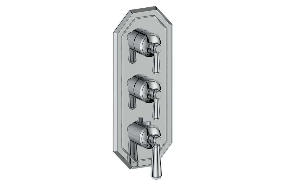 CARINTHIA TRIM FOR 3/4" HIGH-FLOW TH VALVE WITH 2 VOLUME CONTROLS